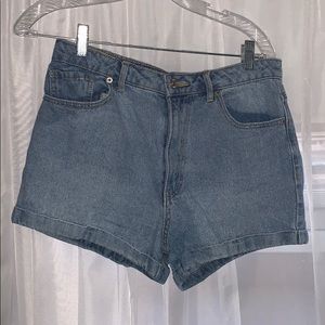 Denim shorts